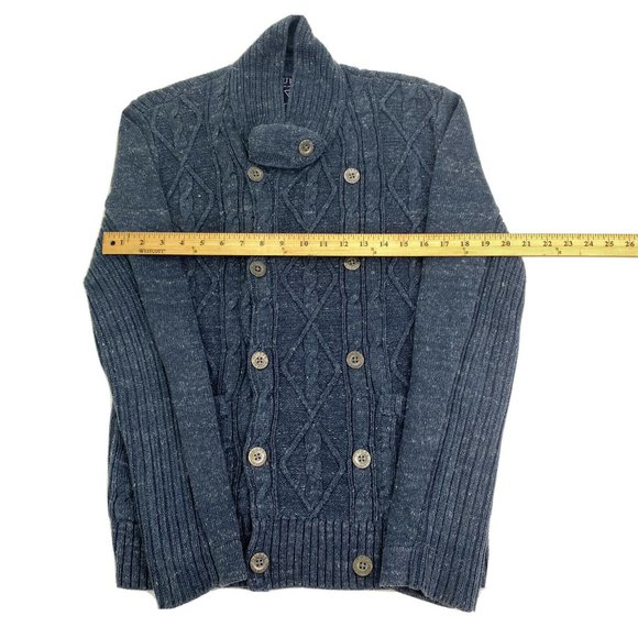 Mens Guess LA Knit Button Up Sweater - Picture 2 of 7